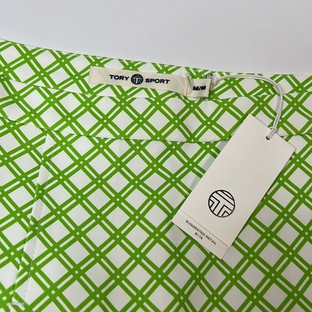 Tory Burch/Sport Tech Twill Pleated Golf Skirt